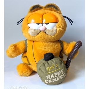Vintage Toys - Vintage Garfield Not A Happy Camper Plush Vintage Toys - Vintage Garfield Not A Happy Camper Plush